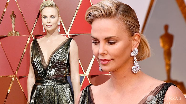 Suknia Charlize Theron w irańskiej telewizji