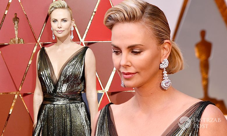 Suknia Charlize Theron w irańskiej telewizji