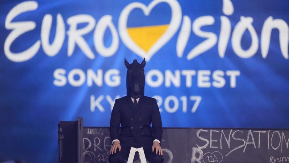 W 2017 roku Eurowizja odbywa się w Kijowie. Na zdjęciu reprezentant Azerbejdżanu