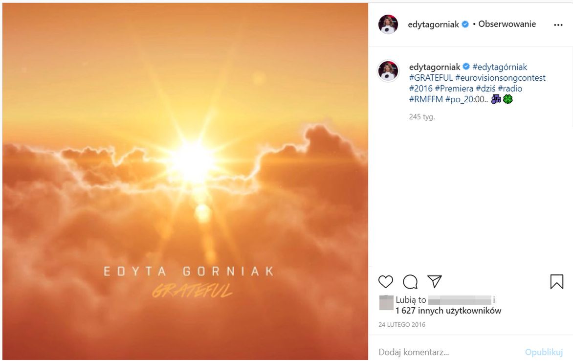 Edyta Górniak o przygotowaniach do Eurowizji