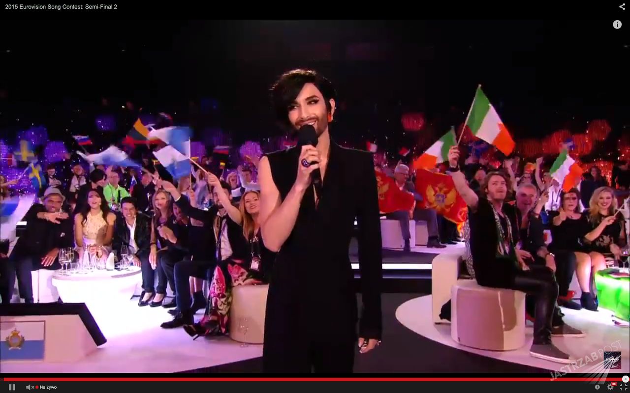 Conchita Wurst nie zapowiedziała Polski na Eurowizji 2015!