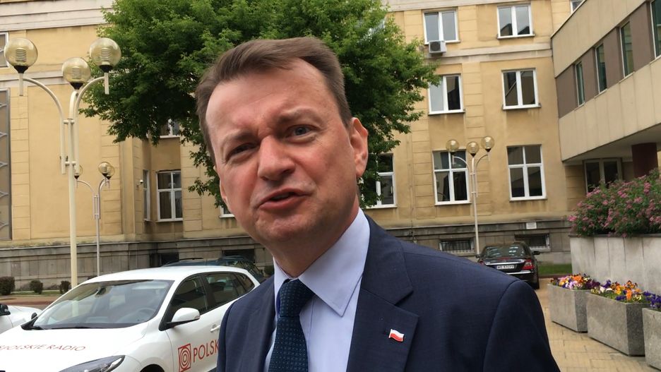 Mariusz Błaszczak pod Polskim Radiem