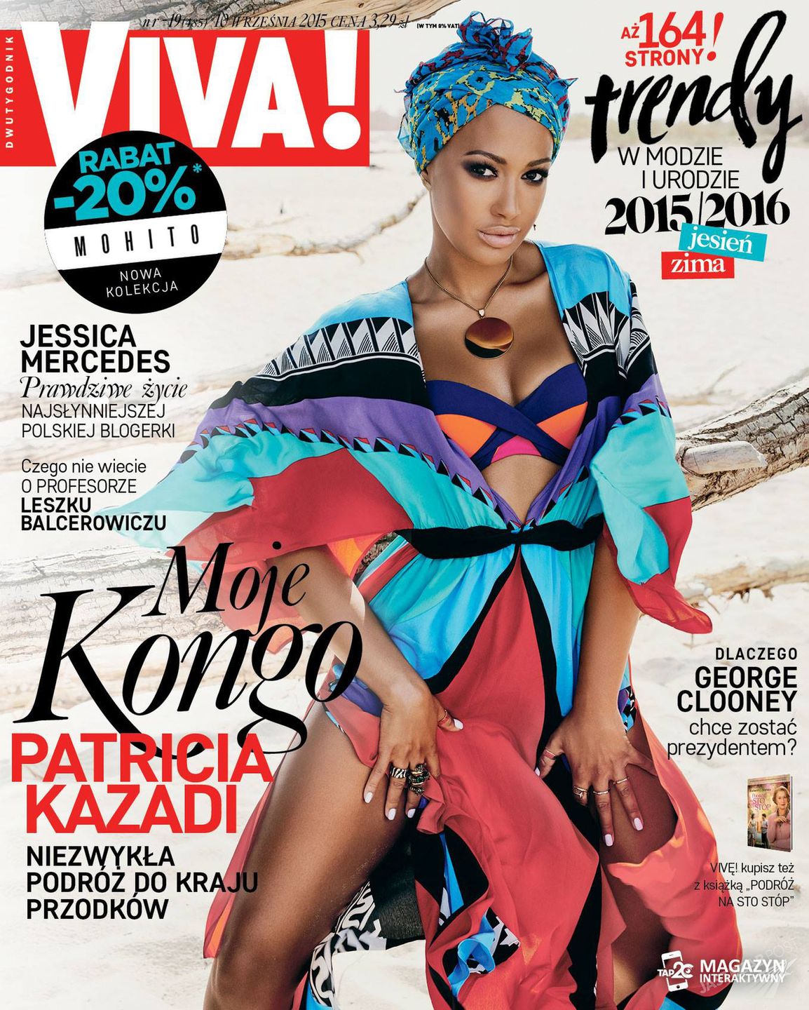 Viva! z Patricią Kazadi. Sesja odbyła się w Kongo