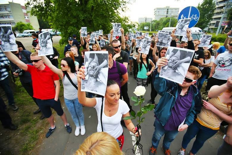 Marsz solidarności z rodziną Igora Stachowiaka 