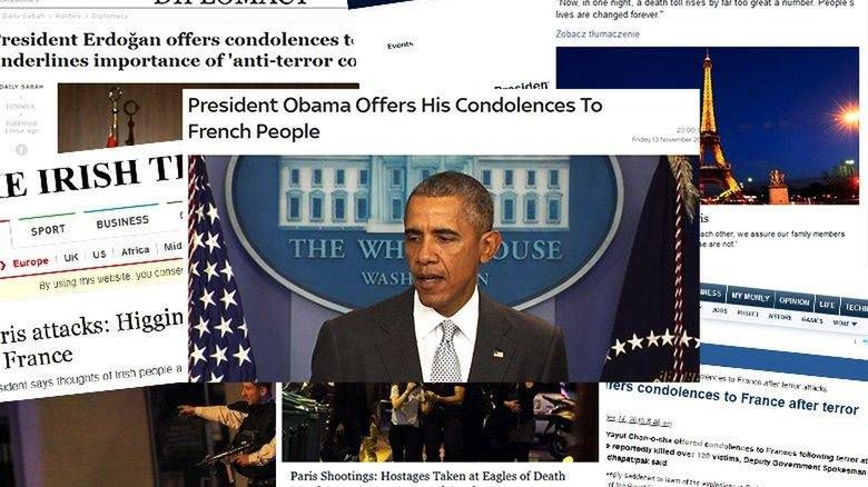 Kondolencje z całego świata napływają do Francji