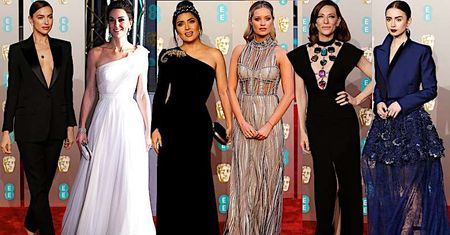 Spektakularne kreacje gwiazd na BAFTA 2019: księżna Kate, Irina Shayk, Salma Hayek, Cate Blanchett, Lily Collins