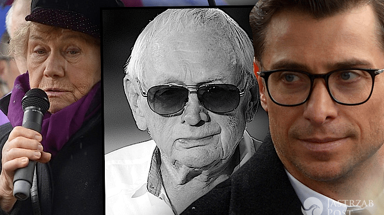 Kacper Kuszewski, Teresa Lipowska, przemowy pogrzeb Witolda Pyrkosza