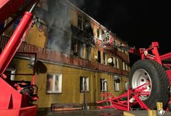 Zdzieszowice. Pożar budynku socjalnego. Jedna osoba wyskoczyła przez okno