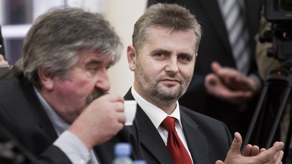 Adam Śliwicki (z prawej)