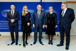Magdalena Adamowicz z rodziną w Brukseli. Spotkali się z szefem PE