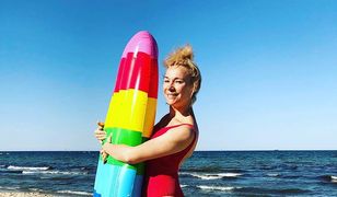 Sonia Bohosiewicz pozuje na plaży. Fani zwrócili uwagę na figurę aktorki