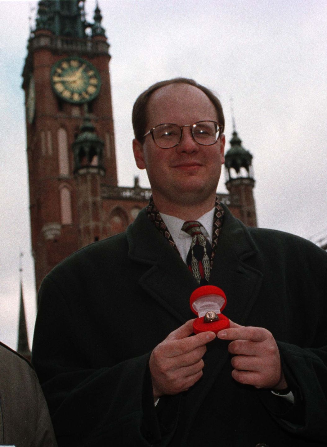 Paweł Adamowicz w 1997 r., jeszcze jako przewodniczący Rady Miasta. 