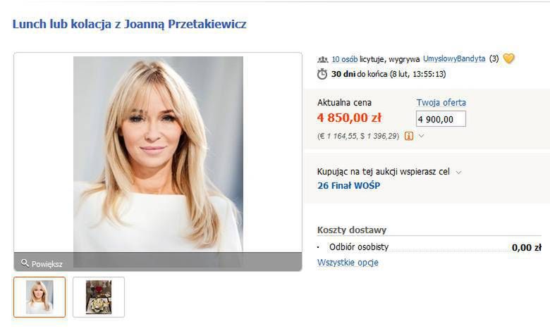 Joanna Przetakiewicz - Lunch lub kolacja - Rzeczy od serca 2018