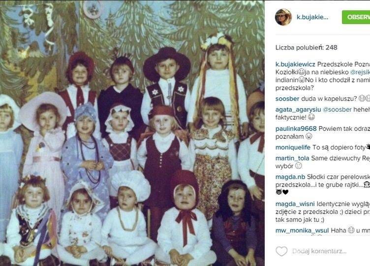 Kasia Bujakiewicz jako przedszkolak