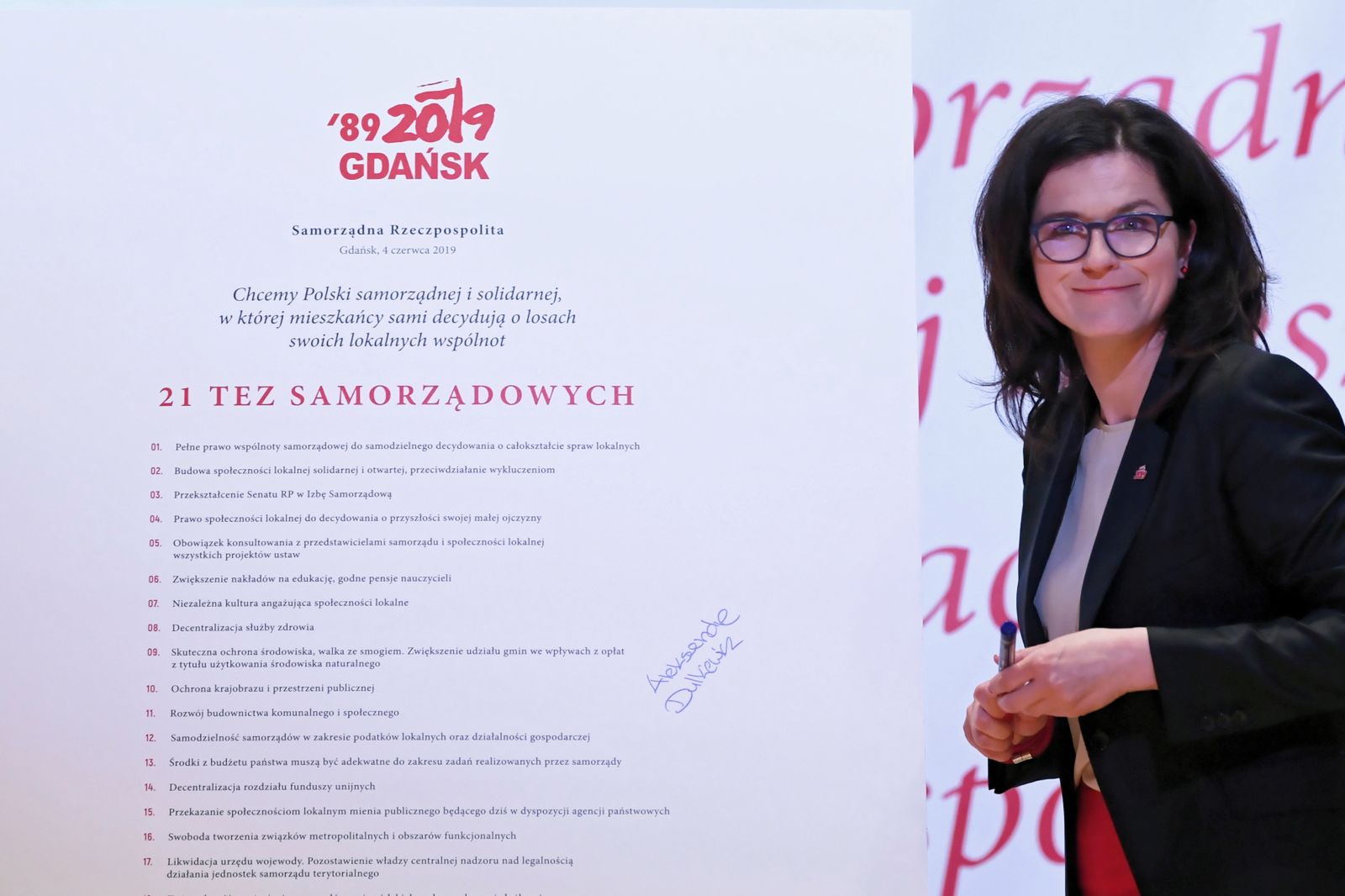Aleksandra Dulkiewicz spotka się we wtorek z premierem Mateuszem Morawieckim