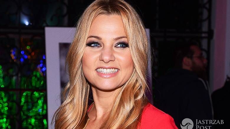 Katarzyna Bujakiewicz na prezentacji kalendarza Omeny Mensah