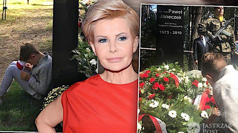 Joanna Racewicz, syn Igor, pomnik ojca