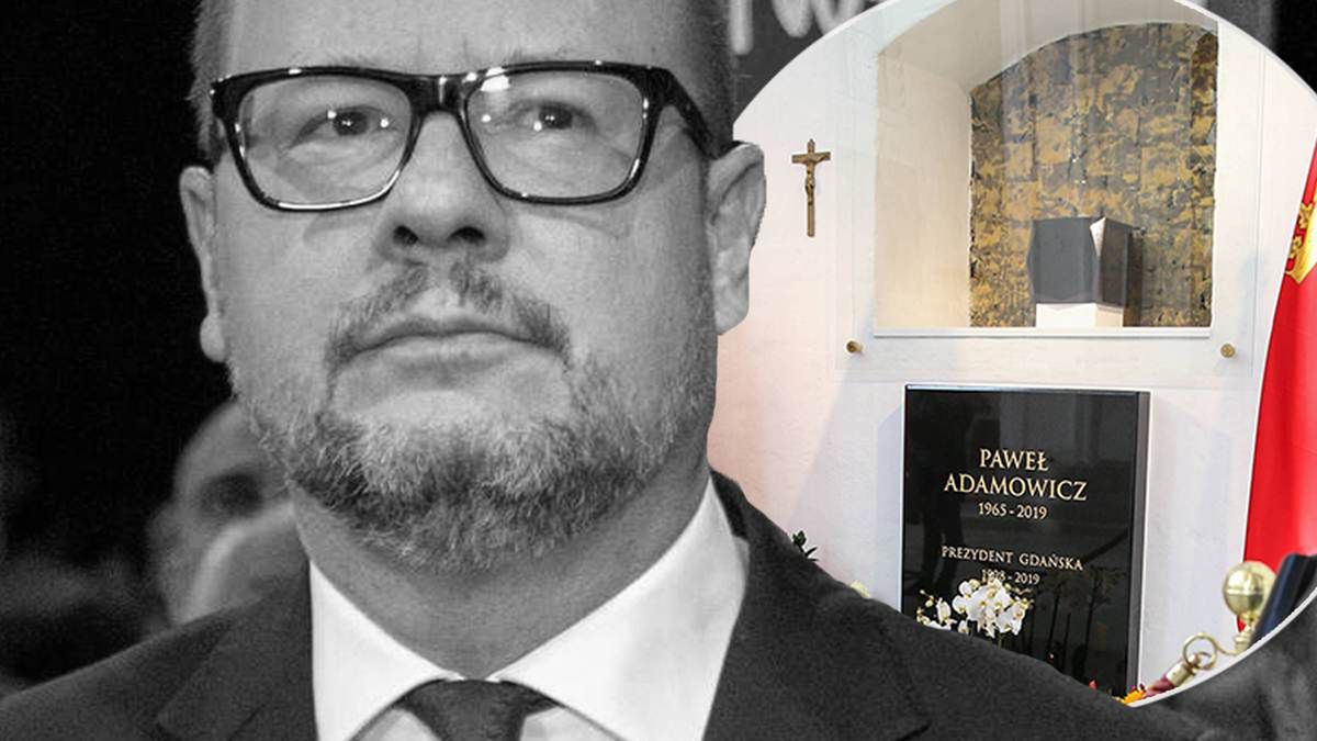 Paweł Adamowicz - jego grób 1 listopada 2019