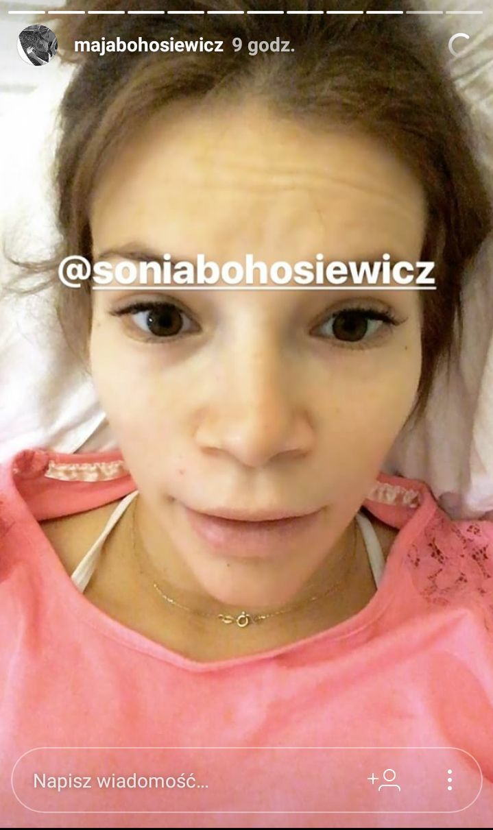 Maja Bohosiewicz zachwycona warunkami w szpitalu