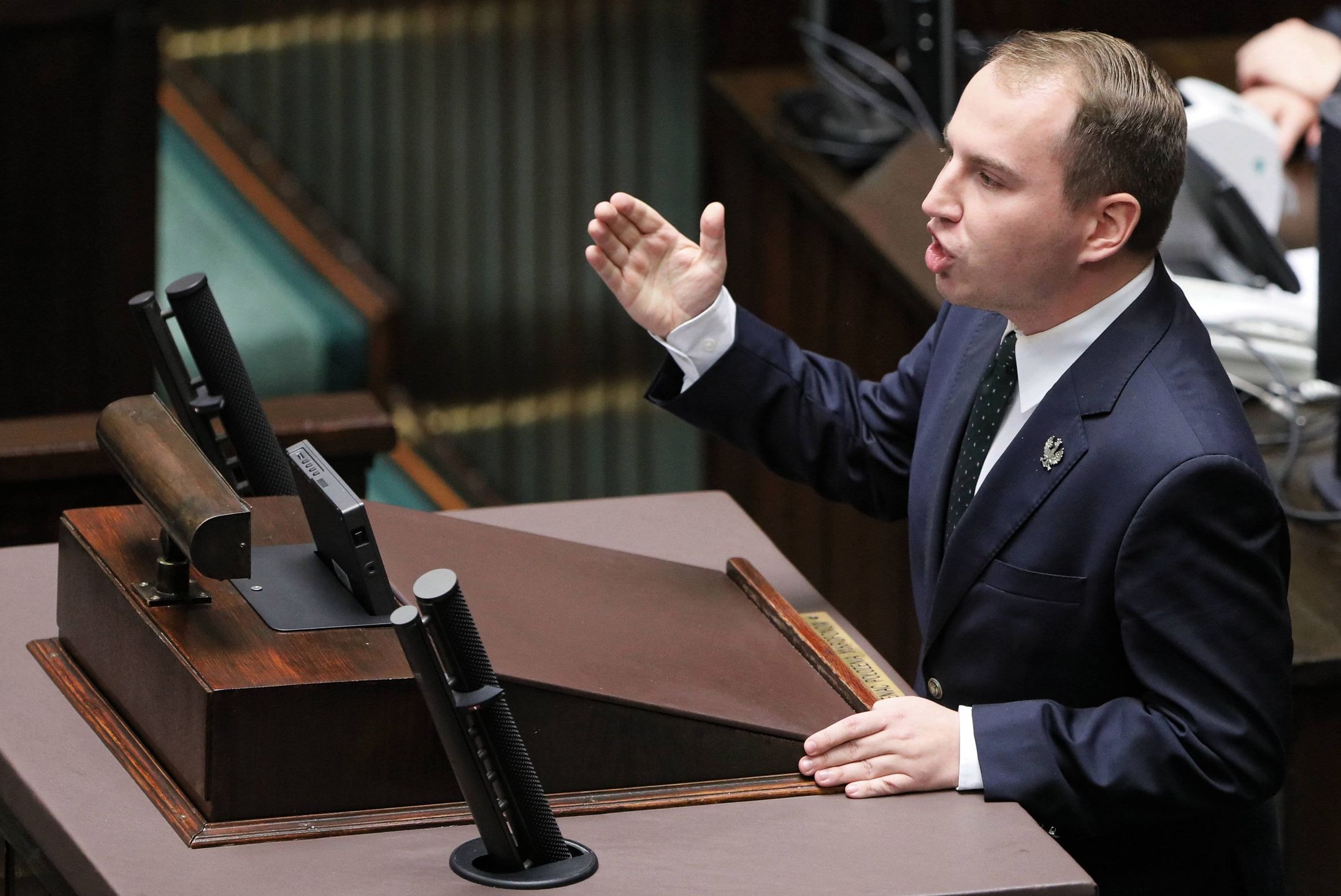 Adam Andruszkiewicz, wiceminister cyfryzacji w Sejmie