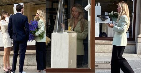 Joanna Przetakiewicz z synem i przyszłą synową we Wrocławiu wywołali szał wśród przechodniów. Mieli co świętować!