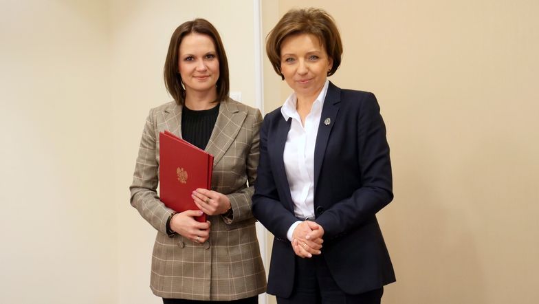 To kolejne rządowe stanowisko Anny Schmidt-Rodziewicz (po lewej).