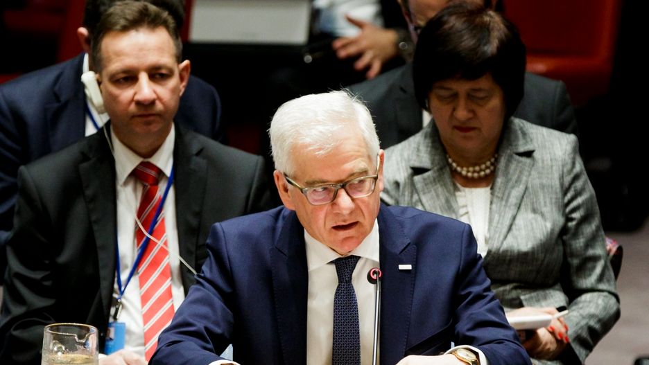Szef polskiej dyplomacji leci na Ukrainę