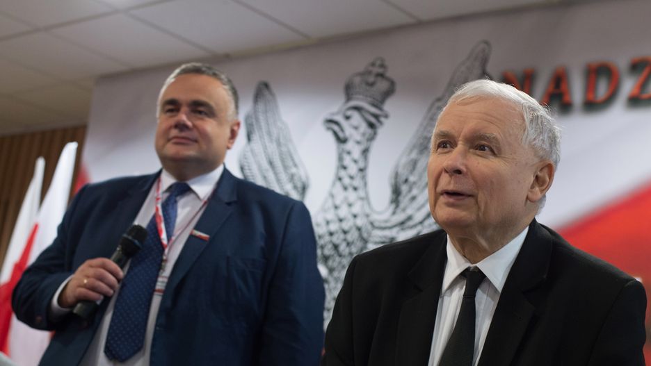 Tomasz Sakiewicz i Jarosław Kaczyński