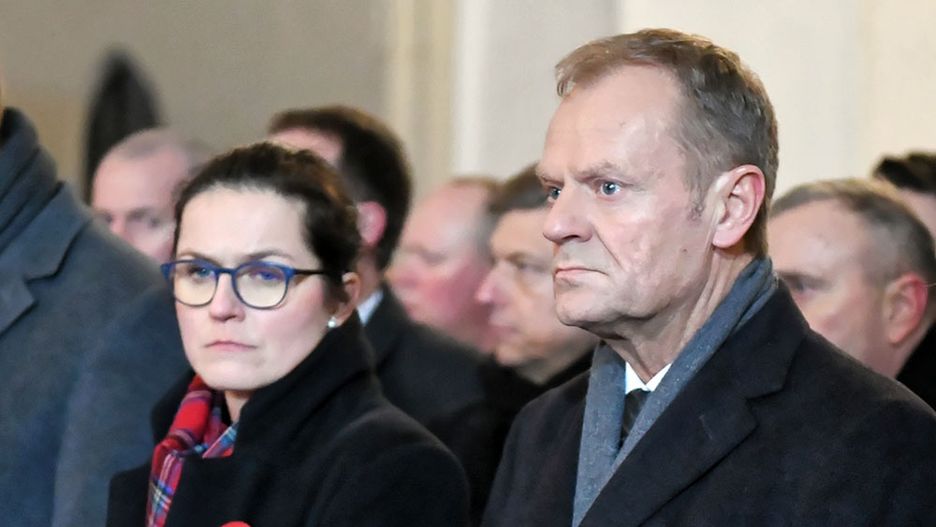 Aleksandra Dulkiewicz i Donald Tusk