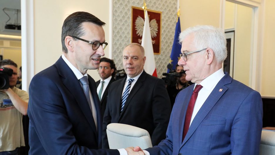 Mateusz Morawiecki i Jacek Czaputowicz