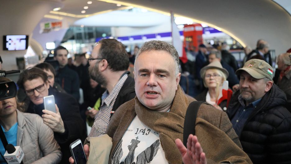 Redaktor naczelny "Gazety Polskiej" Tomasz Sakiewicz