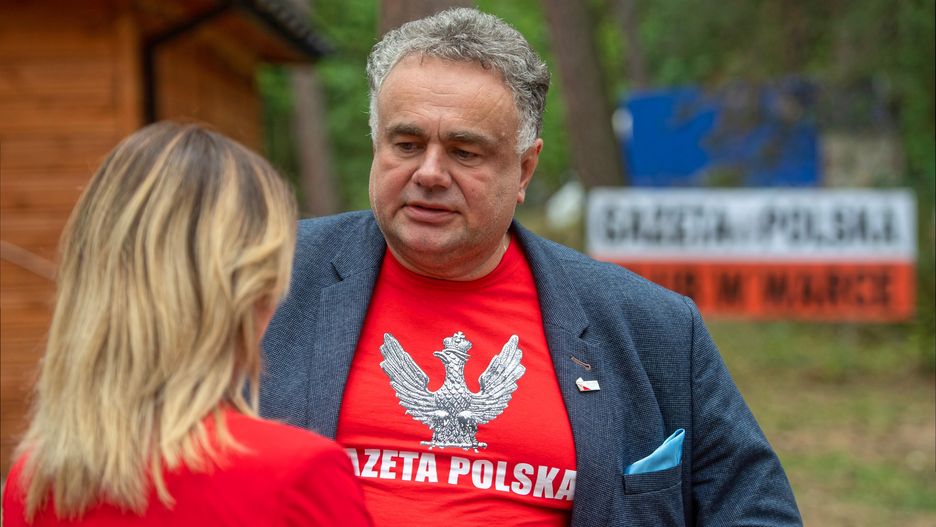 Koronawirus w Polsce. Na zdjęciu naczelny "Gazety Polskiej" Tomasz Sakiewicz (zdj. arch.)
