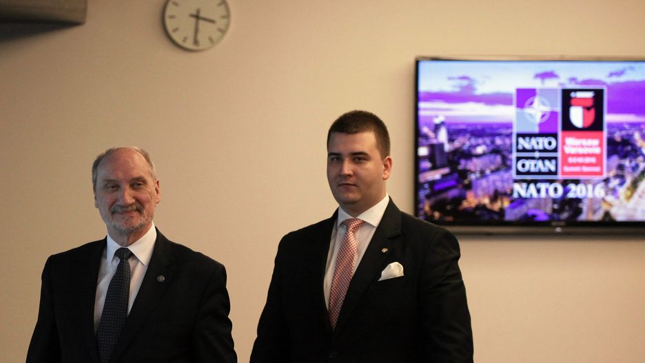 Antoni Macierewicz i Bartłomiej Misiewicz