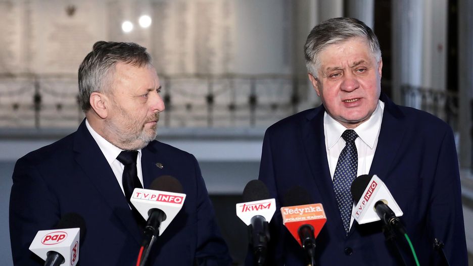 Wiktor Szmulewicz i Krzysztof Jurgiel 