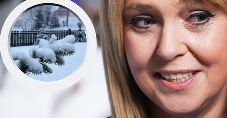 Ewa Wachowicz pokazała śnieg za oknem. "A ja na letnich oponach..."