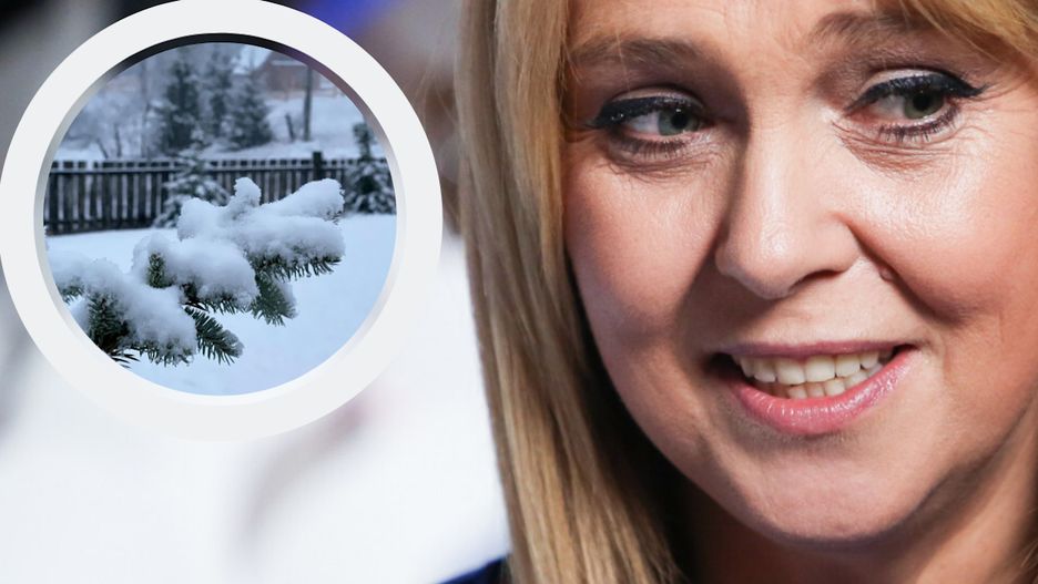 Zima zaskoczyła Ewę Wachowicz