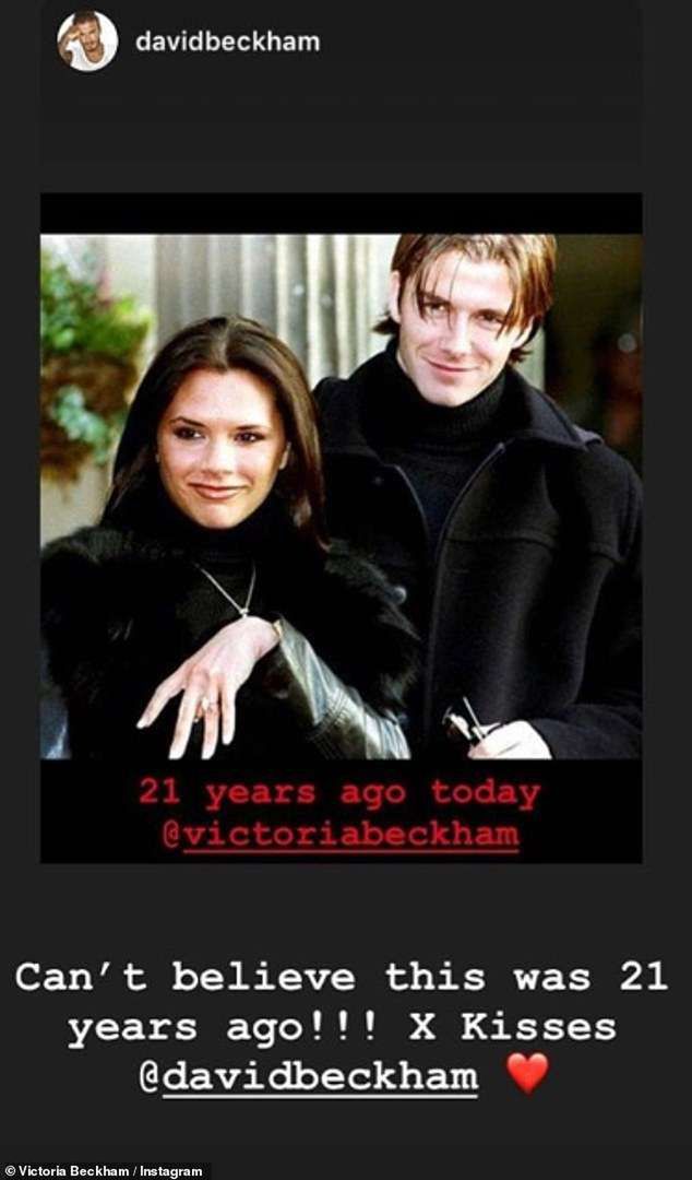 Victoria Beckham i David Beckham świętują 21 rocznicę swoich zaręczyn