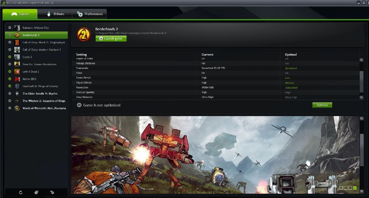 GeForce Experience Closed Beta