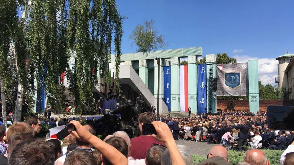 Przemówienie Donalda Trumpa na placu Krasińskich.