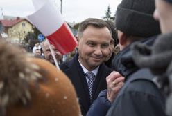 "Niech mówią, co chcą na mój temat". Duda w Bolesławcu