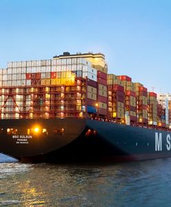 Tak wygląda największy kontenerowiec na świecie MSC Gülsün. W piątek wpłynie do Polski