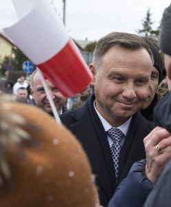 "Niech mówią, co chcą na mój temat". Duda w Bolesławcu