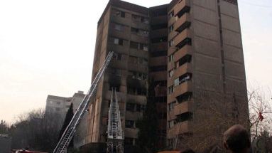 Zniszczony wieżowiec