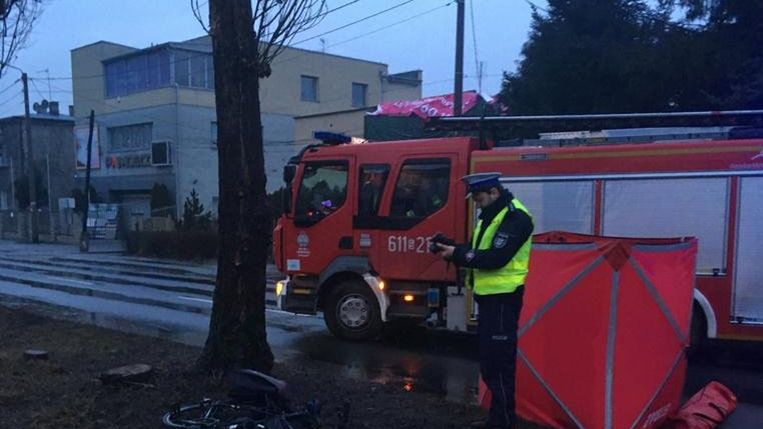 Sosnowiec. Tragiczny wypadek z udziałem rowerzysty