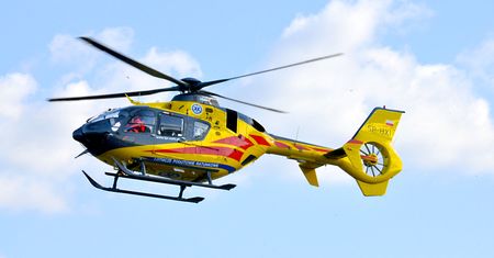 Poważny wypadek w Milczu. Lądował śmigłowiec LPR