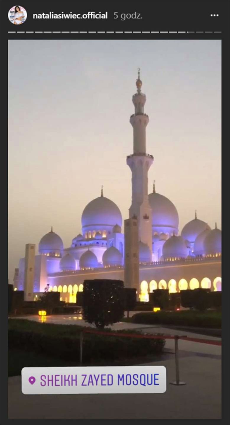 Natalia Siwiec na wakacjach z Unident Union w Dubaju