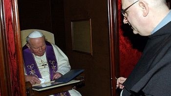 Jan Paweł II w konfesjonale