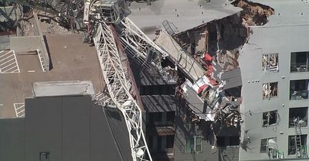 Tragedia w Dallas w USA. Dźwig zawalił się na blok mieszkalny. Są ofiary