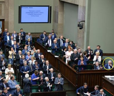 Internauci WP nie mają żadnych złudzeń. Jarosław Kaczyński zmusił Gowina do głosowania za ustawą o SN