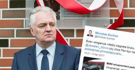 Gowin tłumaczy się z zaparkowania na miejscu dla niepełnosprawnych. Ciekawe co byłoby gdyby powiedział tak zwykły obywatel